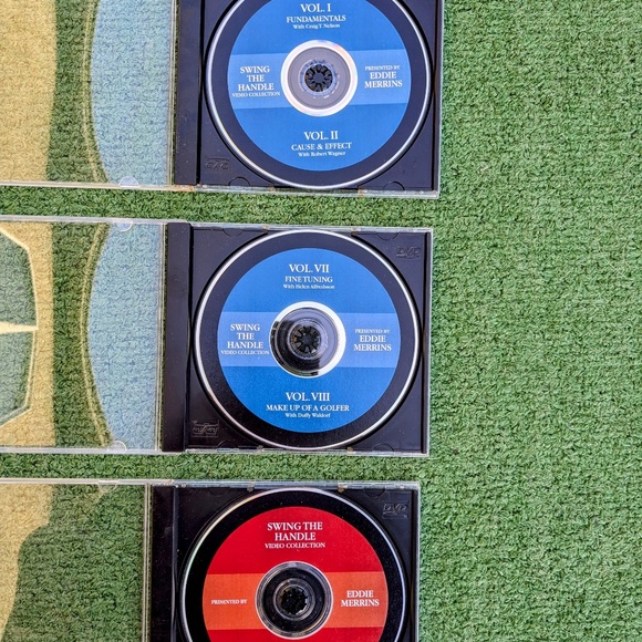 Swing The Handle Golf Instruction 5 Video DVD Teach Set Eddie Merrins Vols 1-9 - Picture 5 of 6